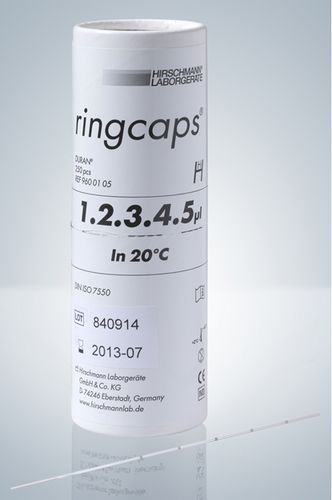 Kapillar-Mikropipette - 1 - 200 µl | ringcaps® series - Hirschmann Laborgeräte GmbH & Co. KG - manuell
