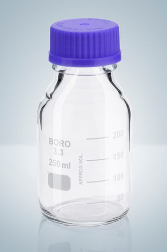 Reagenzfläschchen - 100 - 10 000 ml - Hirschmann Laborgeräte GmbH & Co. KG - Glas / mit Stöpsel