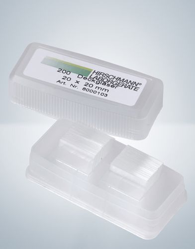 Deckglas für Mikroskope - max. 24 x 60 cm - Hirschmann Laborgeräte GmbH & Co. KG