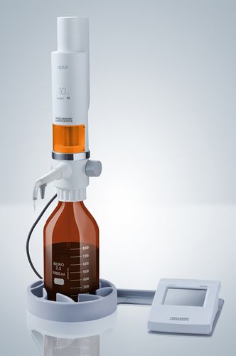 Motorisierter Spender - 10 - 50 ml | opus® series - Hirschmann Laborgeräte GmbH & Co. KG - für Ampullen