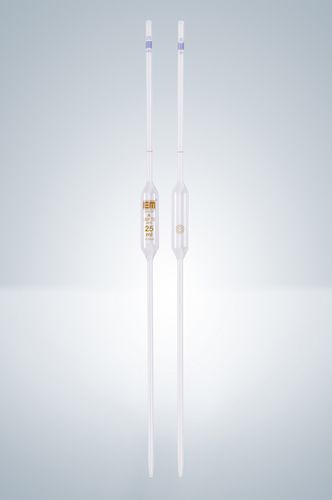 Einkanalpipette - Hirschmann Laborgeräte GmbH & Co. KG - volumetrisch / Natronkalk / manuell