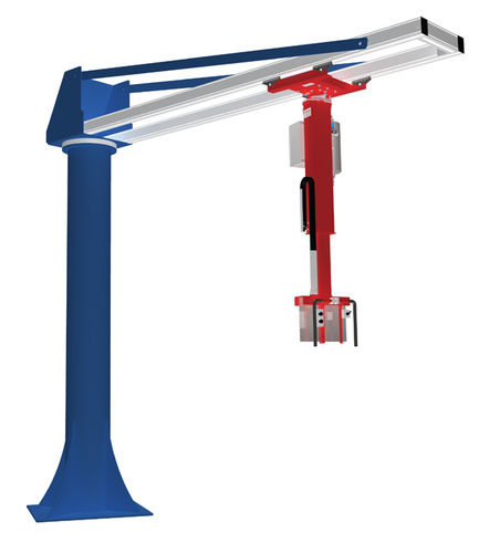 Manipulator mit Orbital Lastaufnahmemittel - max. 350 kg, 6 000 mm - HUSCH GmbH - Positionierung / mit Säule / teleskopisch