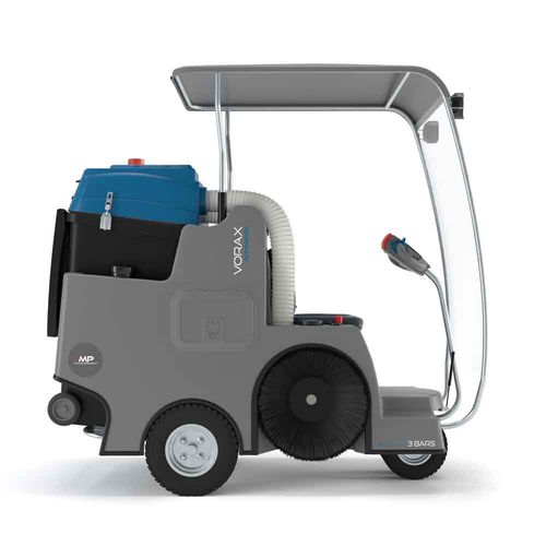 Aufsitzkehrmaschine - VORAX Advanced - MP ENVIRONNEMENT - elektrisch / für Abfallprodukte / kompakt