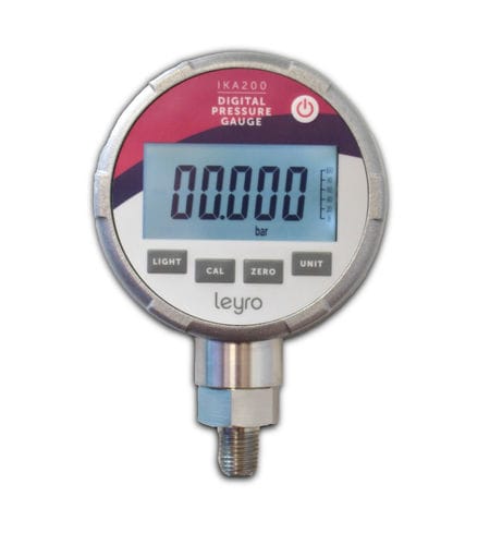 Digitales Manometer - IKA 200   - Leyro Instruments - Gewinde / elektronisch / Kalibrier