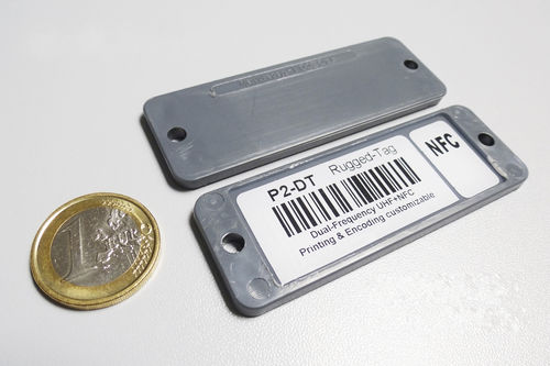 RFID-Etikett - P2 DT - wintag - Strichcode / UHF / NFC