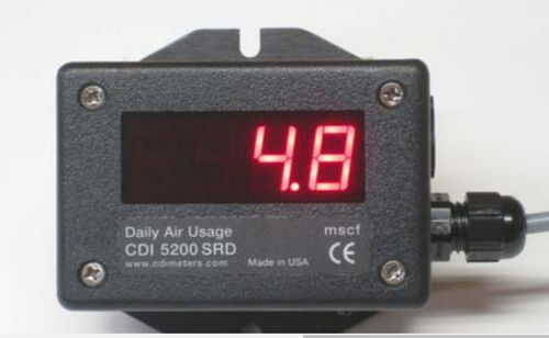 Volumendurchflussmesser - CDI 5200 SRD - UNIVERSAL FLOW MONITORS - für Druckluft / mit Display / Fern