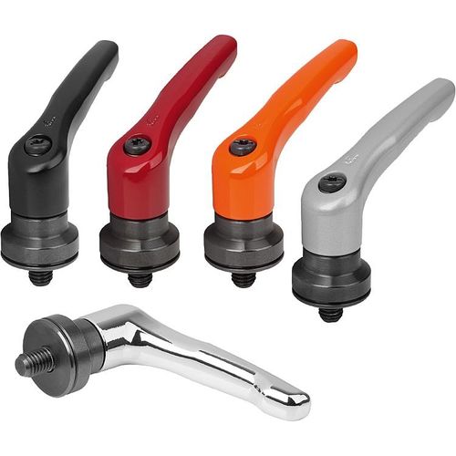 Stahlklemmhebel - K1599 series - HEINRICH KIPP WERK GmbH & Co. KG - Gewinde