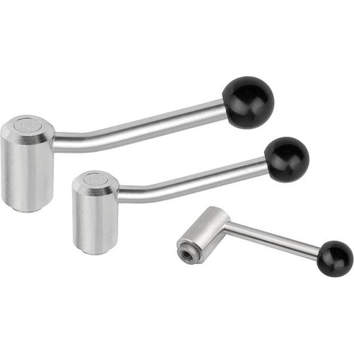 Stahlklemmhebel - K0109 series - HEINRICH KIPP WERK GmbH & Co. KG - Edelstahl / mit Kunststoffgriff
