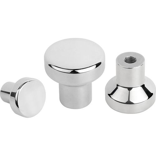 Rändelknopf - K1308 series - HEINRICH KIPP WERK GmbH & Co. KG - rund / Typ Pilz / Stahl