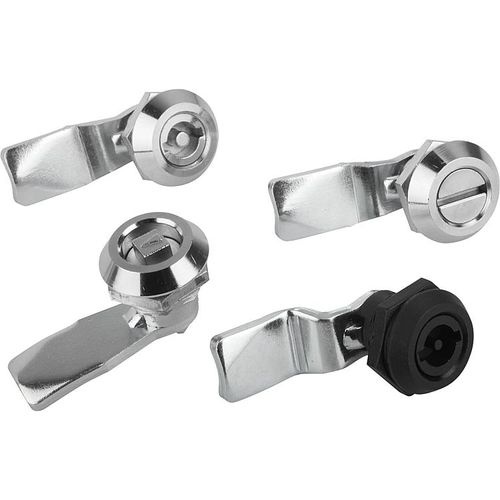 Schloss mit Schlüssel - K0522 series - HEINRICH KIPP WERK GmbH & Co. KG - 1/4-Umdrehung / für Tür / Zink