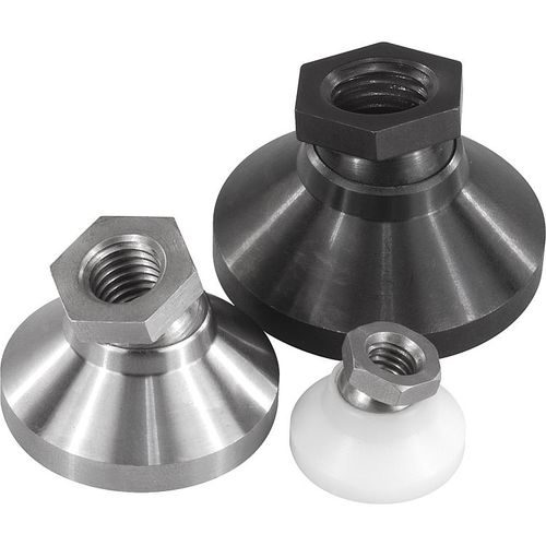 Maschinenfuß - K0395 series - HEINRICH KIPP WERK GmbH & Co. KG - Stahl / Elastomer / Edelstahl