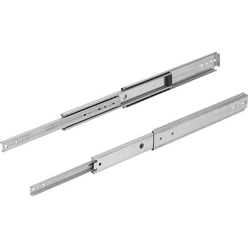 Teleskopschiene - K1581 series - HEINRICH KIPP WERK GmbH & Co. KG - Stahl / C