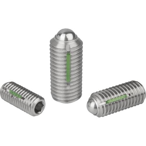 Federnder Druckstift - K0326 series - HEINRICH KIPP WERK GmbH & Co. KG - Kugel