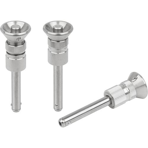 Stift mit Kopf - K1299 series - HEINRICH KIPP WERK GmbH & Co. KG - Edelstahl / Sicherheit