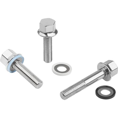 Befestigungsschraube - K1595 series - HEINRICH KIPP WERK GmbH & Co. KG - Sechskant / Sechskant / Edelstahl