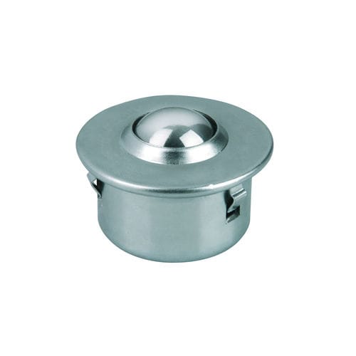 Stahlkugelrolle - K0765 series - HEINRICH KIPP WERK GmbH & Co. KG - zylindrischem Sockel / Stahlblechgehäuse / für schwere Lasten