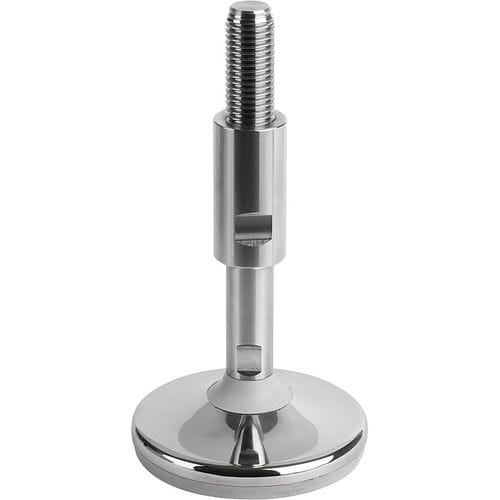 Edelstahlfuß - K0741 series - HEINRICH KIPP WERK GmbH & Co. KG - Nivellier / für sterile Anwendungen