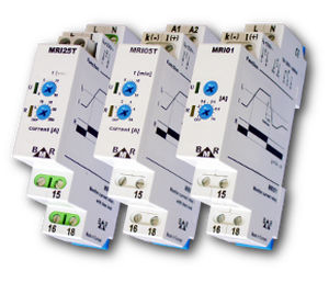 Stromüberwachungs-Relais - MRI series  - BMR trading - 1NO/NF / AC/DC / für DIN-Schiene