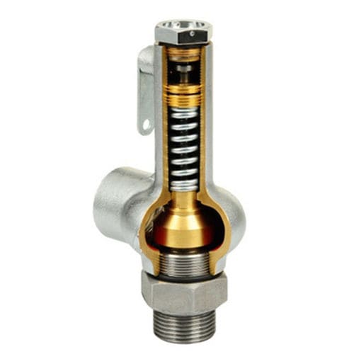 Sicherheitsventil für Gas - zARMAK 781 - ZETKAMA Sp. z o.o. - für Druckluft / für Wasser / Messing
