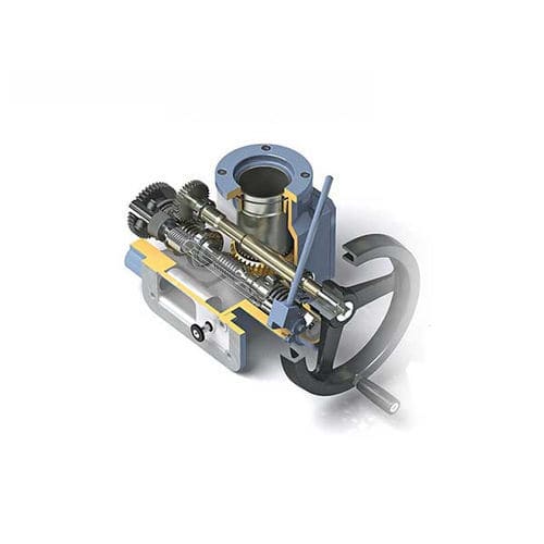 Motorisierter Ventilantrieb - UTM series - NIBCO - elektrisch / manuell / Schwenk