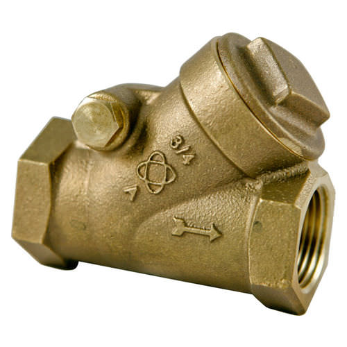 Klappenrückschlagventil - T-413-Y-LF series - NIBCO - Scheiben / Gewinde / Reinigung