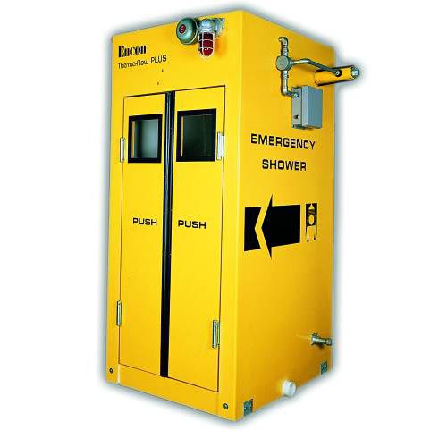 Bodenstehende Duschkabine - Therma-Flow® Plus - ENCON SAFETY PRODUCTS INC. - Augen Gesicht