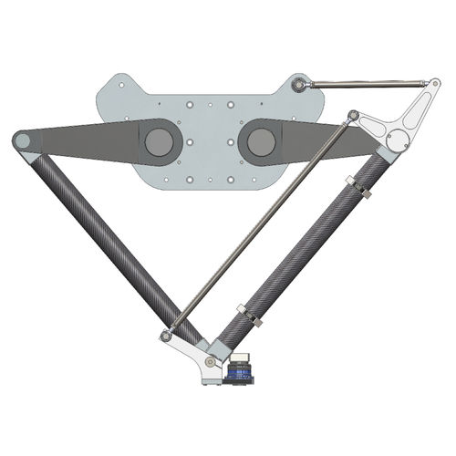 Delta-Roboter - D2-1000-S030-DR80 - Codian Robotics - 2-Achs / Pick-and-Place / für die Lebensmittelindustrie
