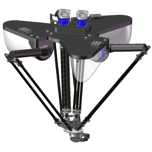 Delta-Roboter - D5-1100-S020-R100 - Codian Robotics - 5-Achs / Pick-and-Place / für die Lebensmittelindustrie