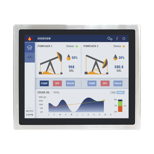 TFT-LCD-Monitor - AEX-119PH - Maple Systems - kapazitive Projektionstechnologie / Industrie / für gefährliche Umgebungen