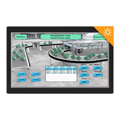 TFT-LCD-Monitor - MON1021APH - Maple Systems - kapazitive Projektionstechnologie / Industrie / für Baustellen