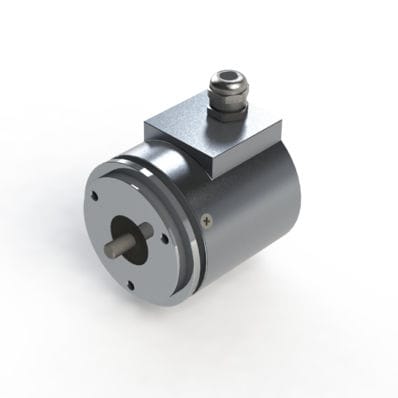 Inkrementaler Drehgeber - AWI 58 H  - Hohner Elektrotechnik GmbH - mechanisch / mit Vollwelle / Flansch