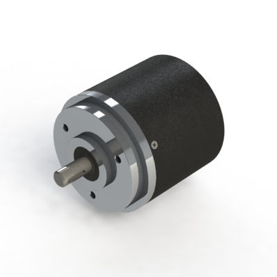Inkrementaler Drehgeber - AWI 90  - Hohner Elektrotechnik GmbH - mechanisch / mit Vollwelle / Flansch