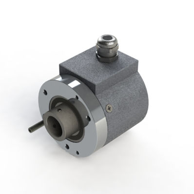 Inkrementaler Drehgeber - SWI 58  series - Hohner Elektrotechnik GmbH - mechanisch / Flansch / 15 V DC