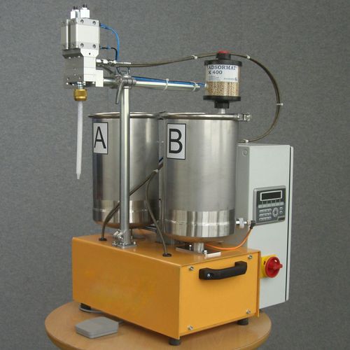 Dosiersystem für Flüssigkeiten - MUD-T  - Wöhler Brush Tech - Zweikomponenten / mit Mixer