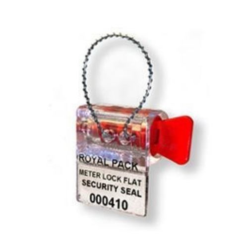 Polycarbonat-Sicherheitsplombe - METER LOCK FLAT - ROYAL PACK - für Feuerlöscher