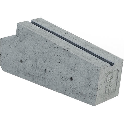 Solar-Montagesystem für Flachdach - B-DUE - Contact Italia srl - Beton