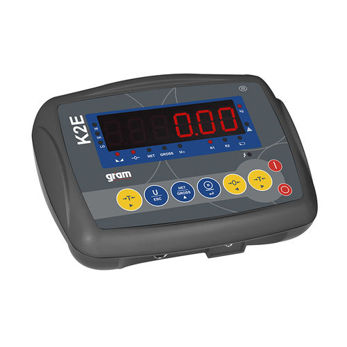 LED-Display-Wägeindikator - Gram  K2E  - Gram Group - einbaufähig / wandmontiert / RS-232