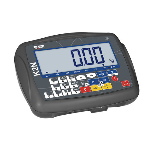 Wägeindikator mit LCD-Anzeige - Gram  K2N  - Gram Group - einbaufähig / wandmontiert / Multifunktion