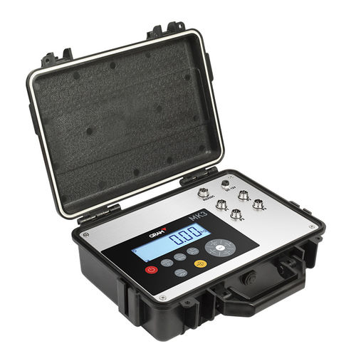 Wägeindikator mit LCD-Anzeige - Gram MK3 - Gram Group - tragbar / RS-232 / Akku
