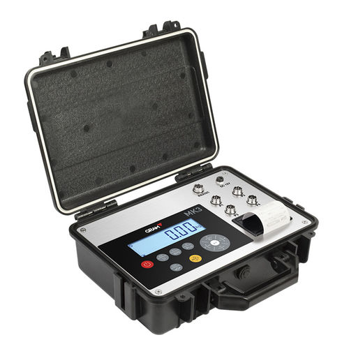 Wägeindikator mit integriertem Drucker - Gram MK3 Printer Indicator - Gram Group - mit LCD-Anzeige / tragbar / Akku