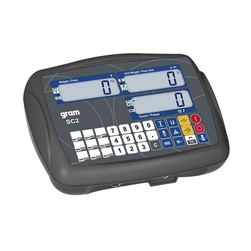 Wägeindikator mit LCD-Anzeige - Gram SC2  - Gram Group - einbaufähig / RS-232 / Fern