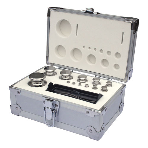Edelstahl-Kalibriergewicht - M1 series  - Gram Group - parallelflach / stapelbar