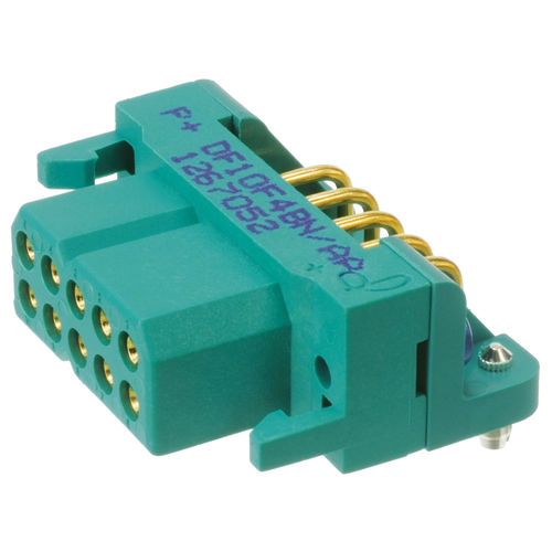 Hybrid-Steckverbinder - DF Series - Positronic Industries - PCB / rechteckig / innen