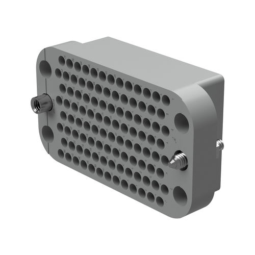 Rechteckiger Steckverbinder - GMCT Series - Positronic Industries - Stromversorgung / gerade Ausführung / innen