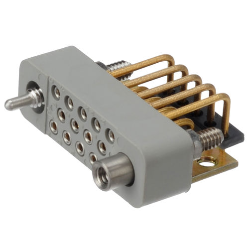 Rechteckiger Steckverbinder - SMPL Series - Positronic Industries - Stromversorgung / PCB / Winkel