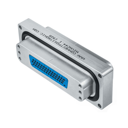 Hermetisch dichter Steckverbinder - HIVAC Series - Positronic Industries - Stromversorgung / D-sub / rechteckig