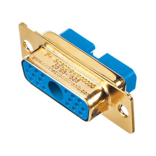 D-sub-Steckverbinder - SCBCD Series - Positronic Industries - Stromversorgung / RF / Hybrid