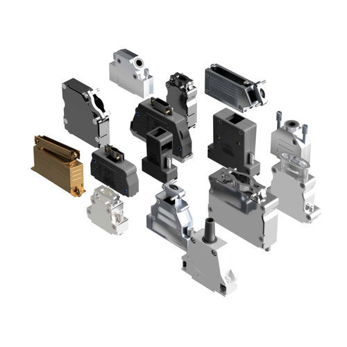 Steckverbinder-Gehäuse / D-Sub - Backshells - Positronic Industries - mit EMV-Abschirmung / Metall / Aluminium