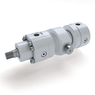 Runder Zylinder - ZN_RX  - Watz Hydraulik GmbH - hydraulisch / mit Parallelkolbenstange / doppeltwirkend