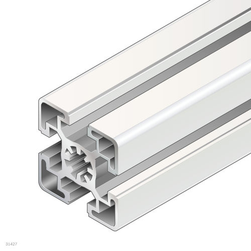 Profil / anodisiertes Aluminium - 3842553614 - Bosch Rexroth - Assembly Technology - rechteckig / für Industrieanwendungen / offen